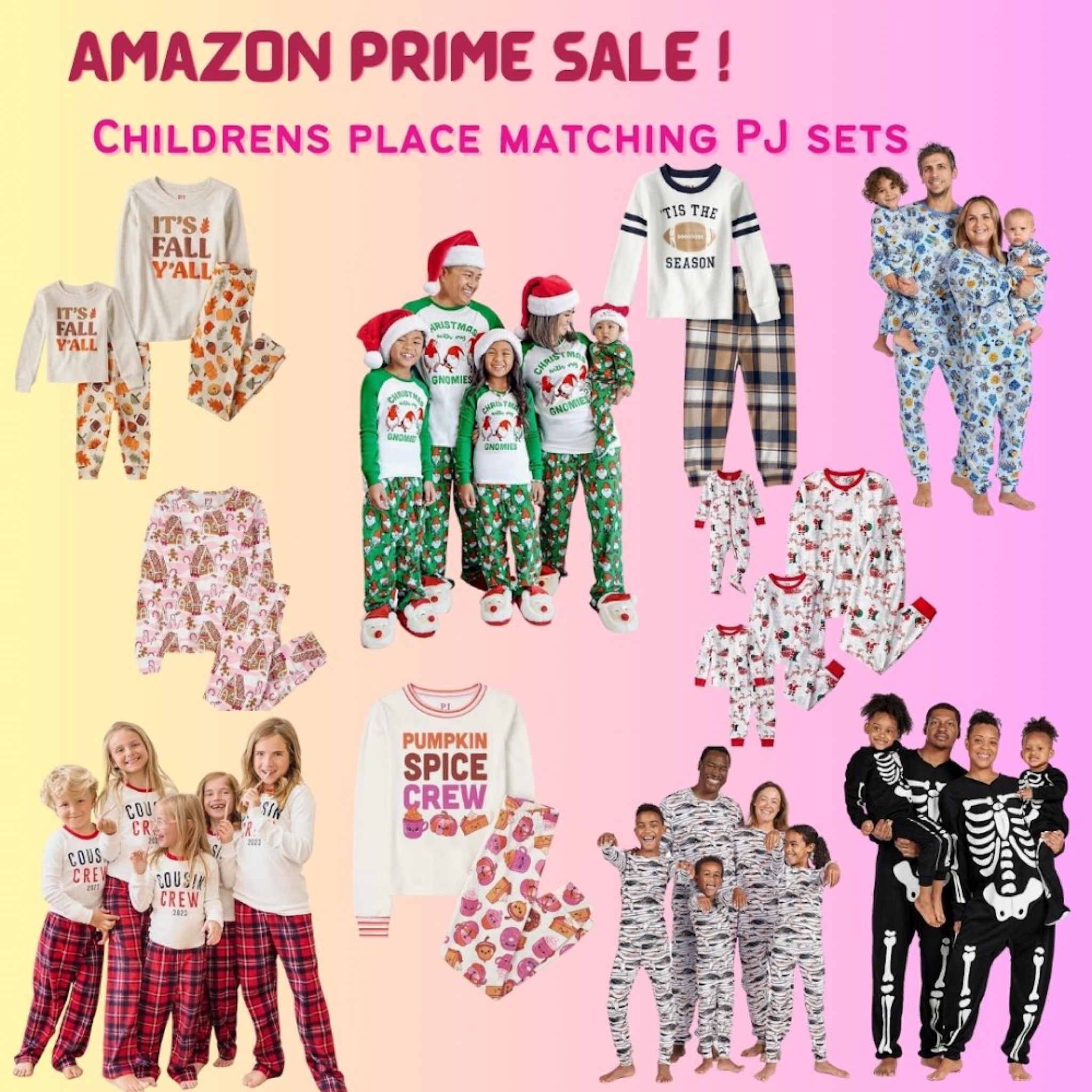 Cousin crew pajamas online children's place