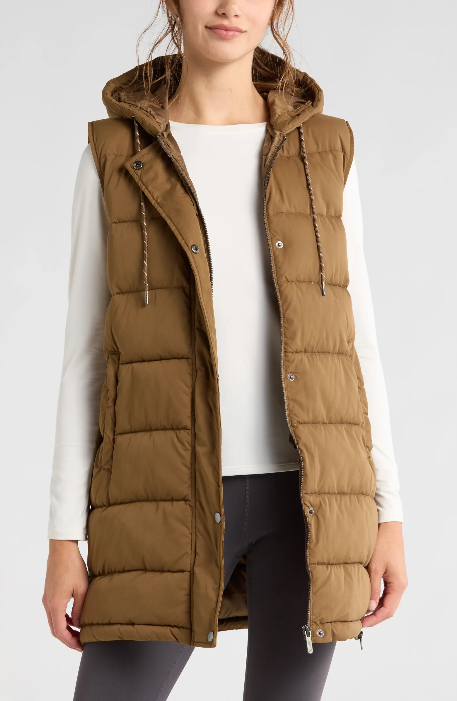 Long Hooded Puffer Vest | Nordstrom
