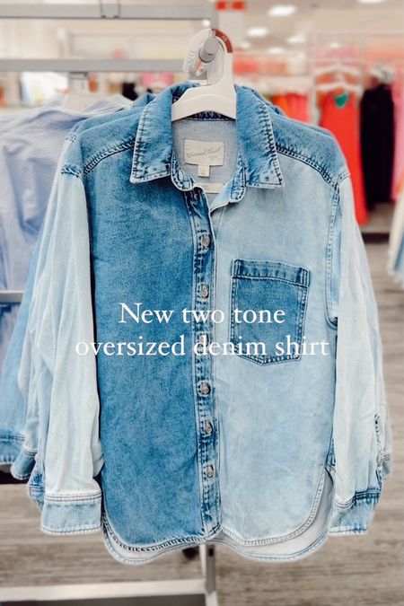 Women's Long Sleeve Two Tone Oversized Boyfriend Denim Shirt! Under $35! Target finds!


#LTKStyleTip #LTKU #LTKFindsUnder50