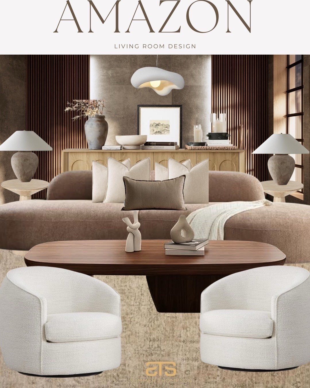 Bringing cozy neutral vibes into your space 🤎✨ This Amazon living room design blends soft textures, sculptural shapes, and warm tones for a timeless, elevated feel — and everything’s just a click away. Tap to shop and recreate the look!

#AmazonHomeFinds #LivingRoomDesign #NeutralHomeDecor #AmazonLivingRoom #ModernCozyStyle #AmazonFurniture #InteriorDesignInspo #HomeDecorLovers #CozyLivingRoomVibes #BudgetFriendlyHomeDecor


#LTKHome #LTKU #LTKStyleTip