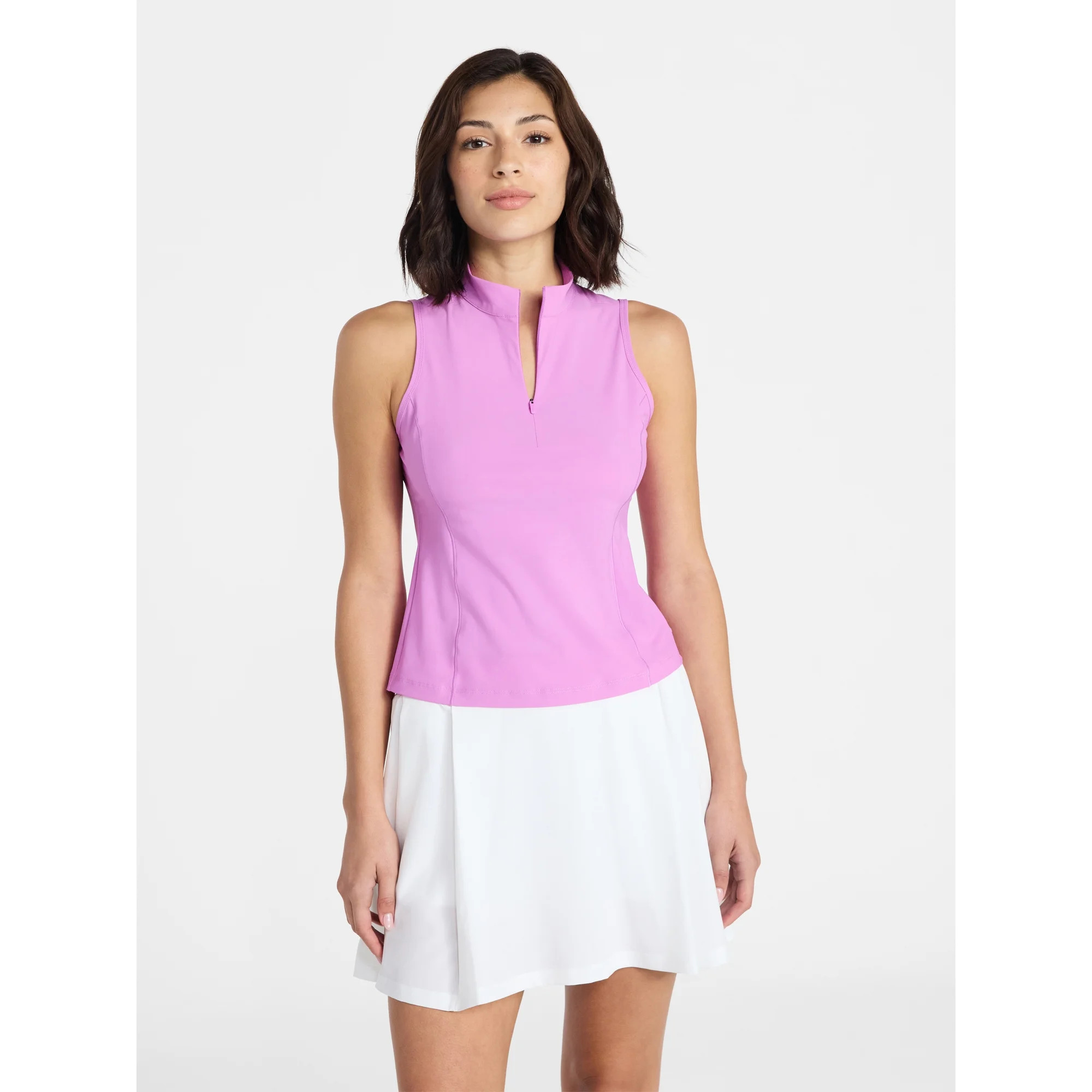 Avia Women's Tricot Half Zip Tank Top, Sizes XS-XXXL | Walmart (US)