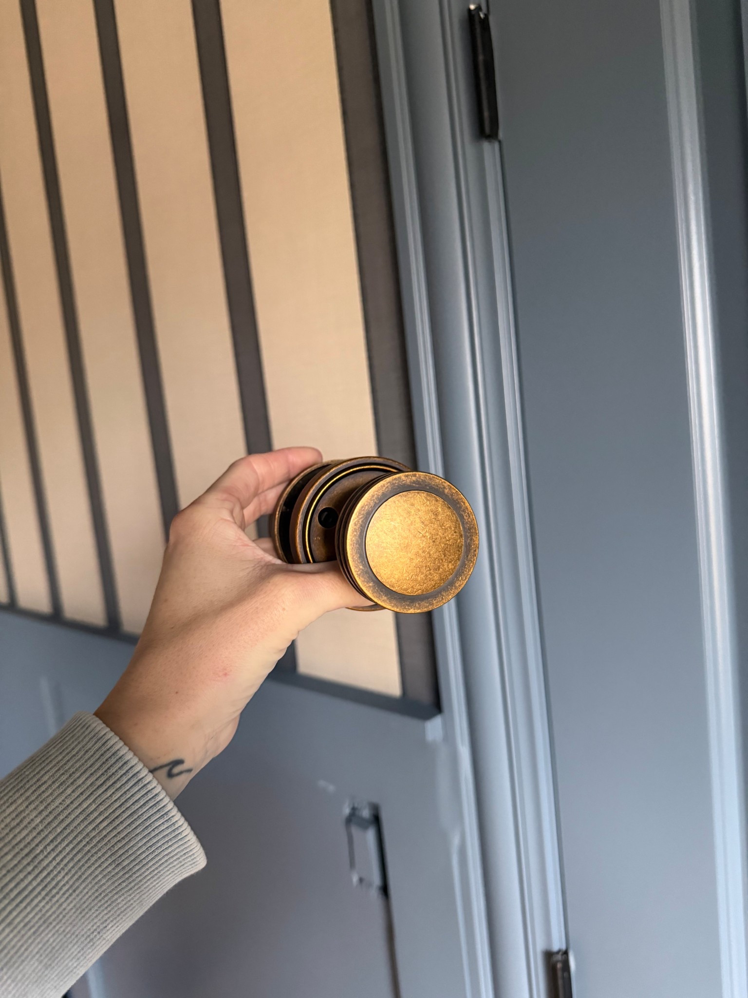 These door knobs are perfect!!! 

Paint color is Sherwin Williams granite peak 

Amazon, door knob, home decor, home ideas, toddler room, toddler boys room, room inspo 

#LTKHome #LTKSaleAlert