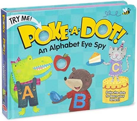 Melissa & Doug Children's Book - Poke-a-Dot: An Alphabet Eye Spy (Board Book with Buttons to Pop) | Amazon (US)