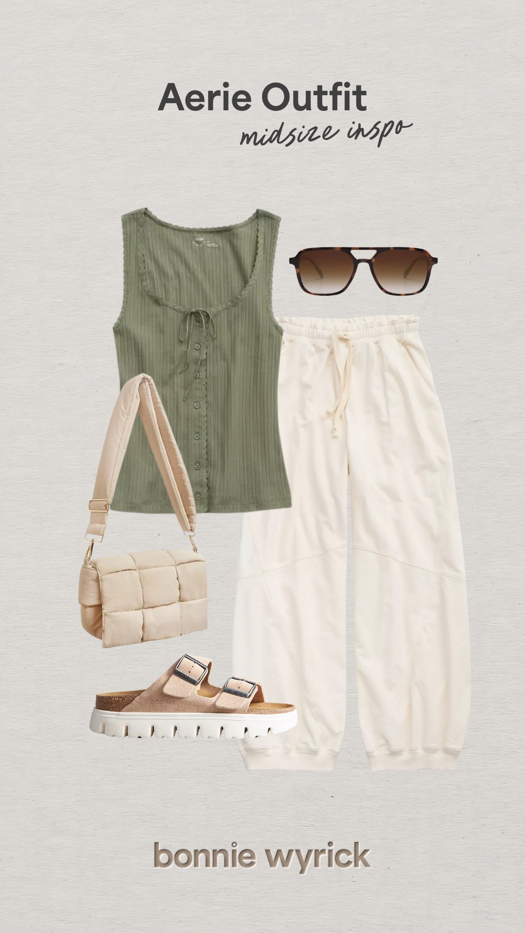 Code BONNIE35 will get you 35% off and will stack on top of website promotions!
-
-
-
summer outfit inspo, spring outfit inspo, aerie sale, aerie favorites, aerie promo code, midsize fashion, midsize style, size 14, size 16, size large