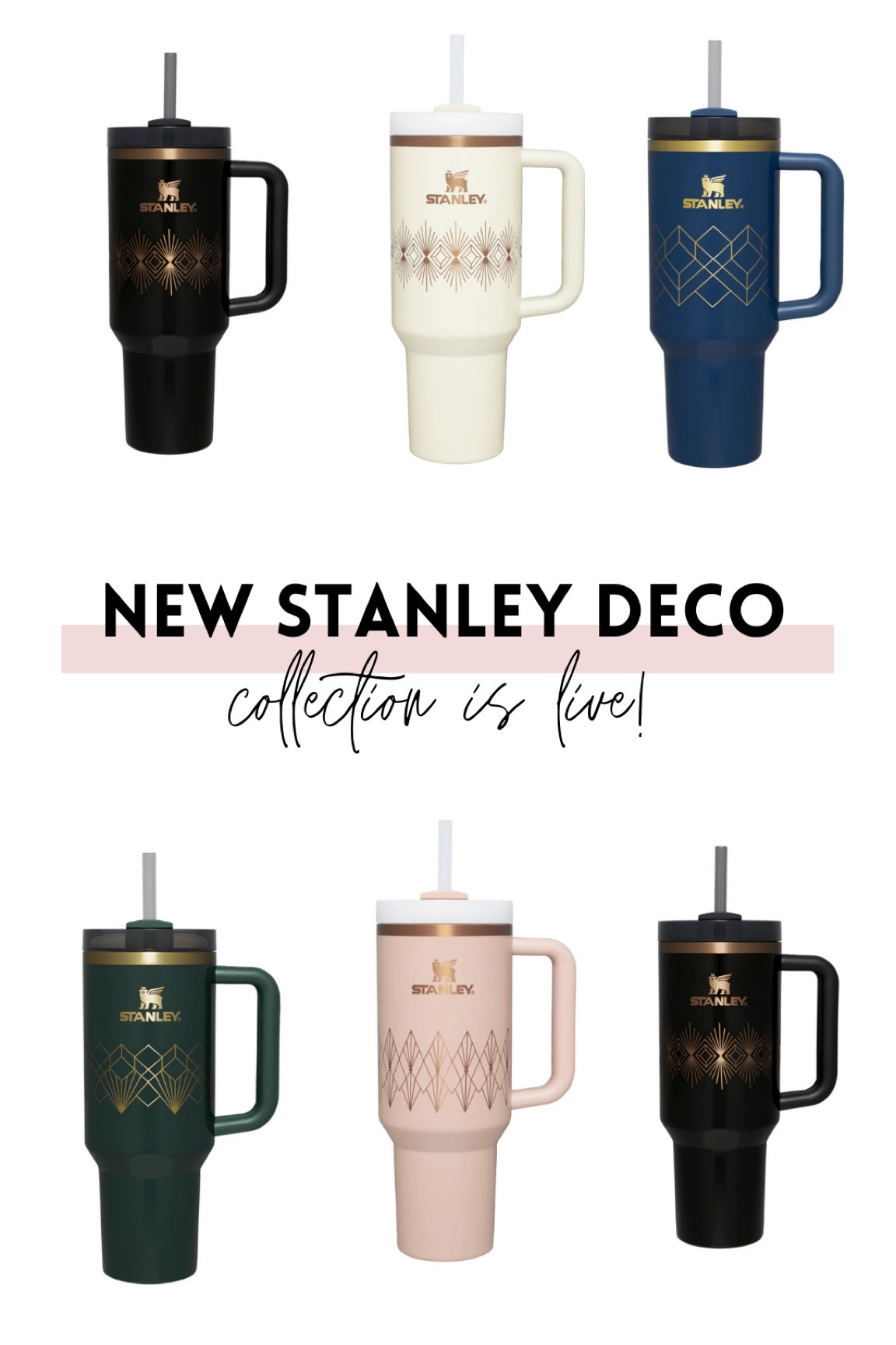 Live - Stanley Quencher H2.O FlowState Tumbler Deco Collection