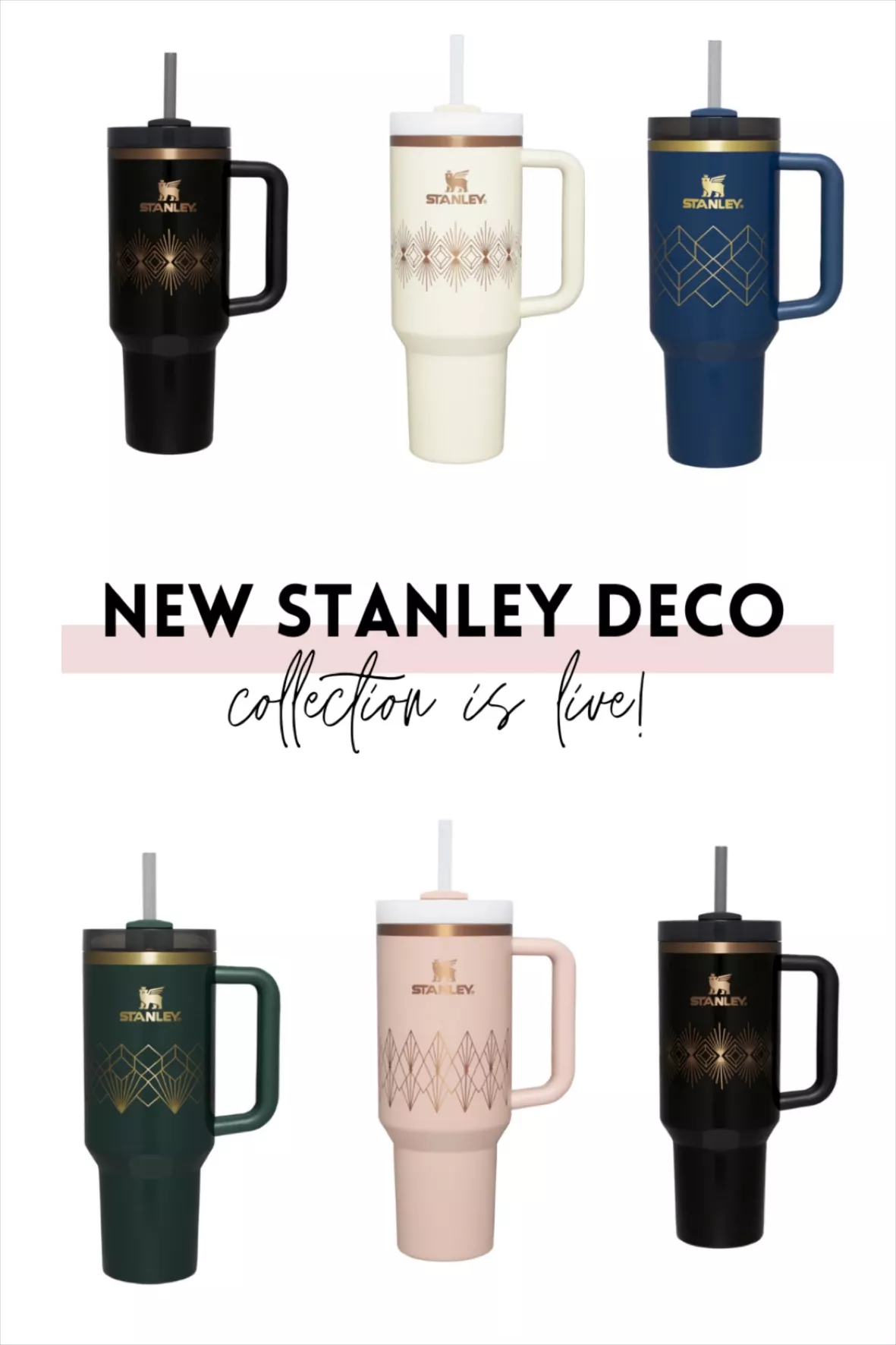 Stanley just released a Quencher deco collection
