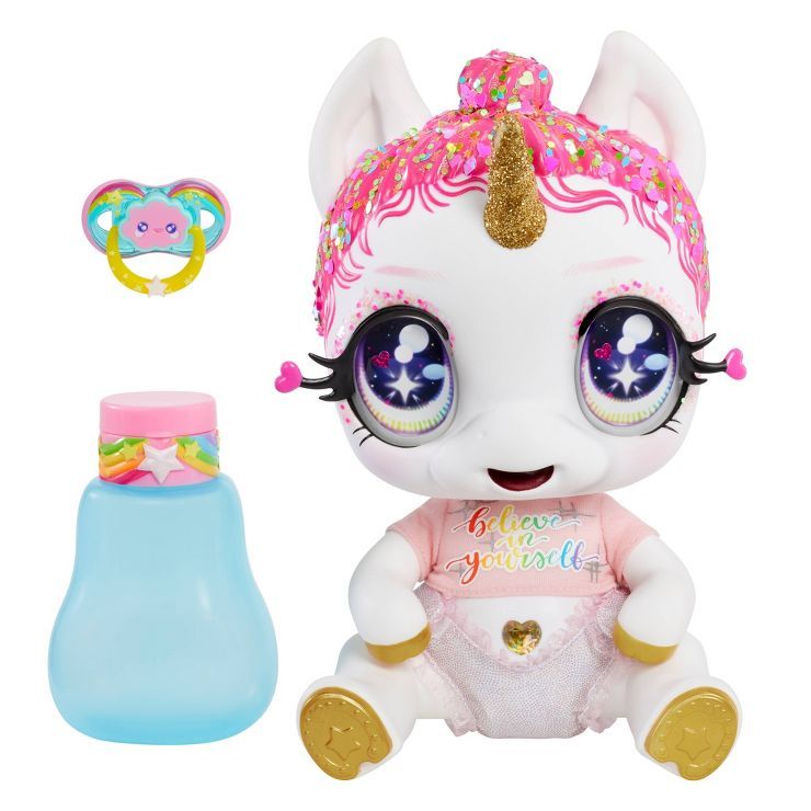 MGA Glitter Babyz Unicorn Baby Doll with Magical Color Changes | Target