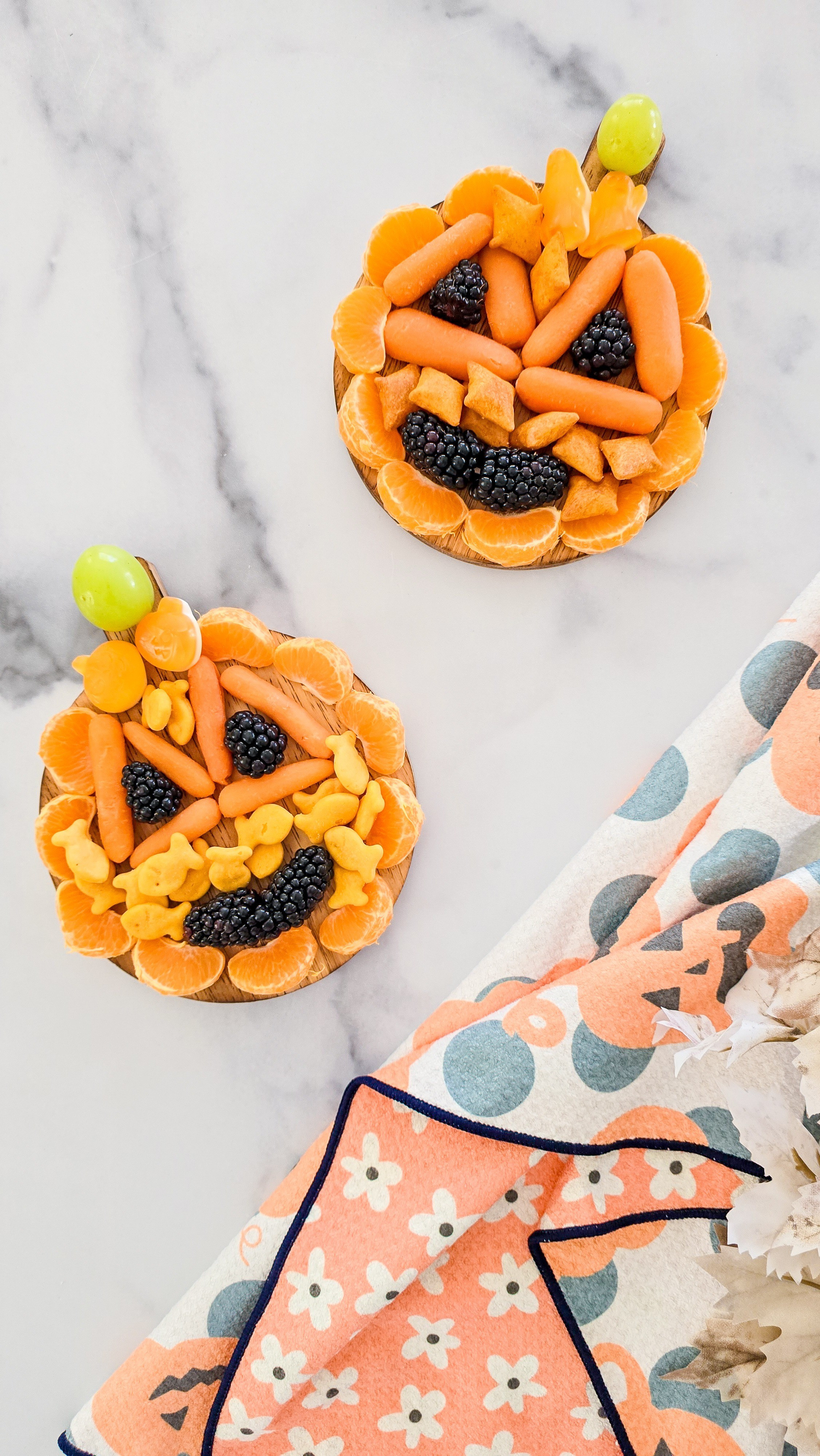 Mini jack o'lantern snack boards! A spooky cute Snack for any day of the week 🎃

#LTKHalloween #LTKSeasonal #LTKFamily