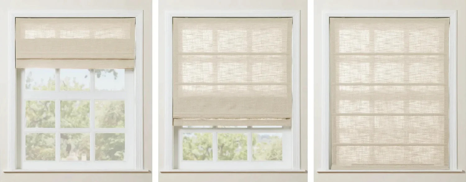 Patti Belgian Linen Roman Shade Cordless | TWOPAGES