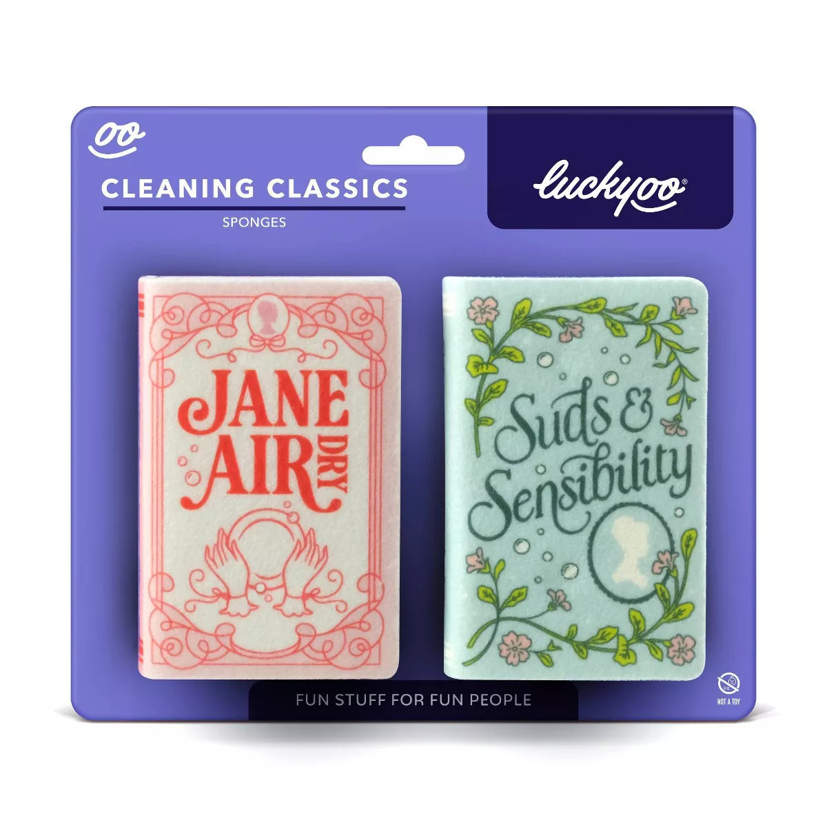 Fred & Friends 2pk Luckyoo Sponges Cleaning Classics | Target