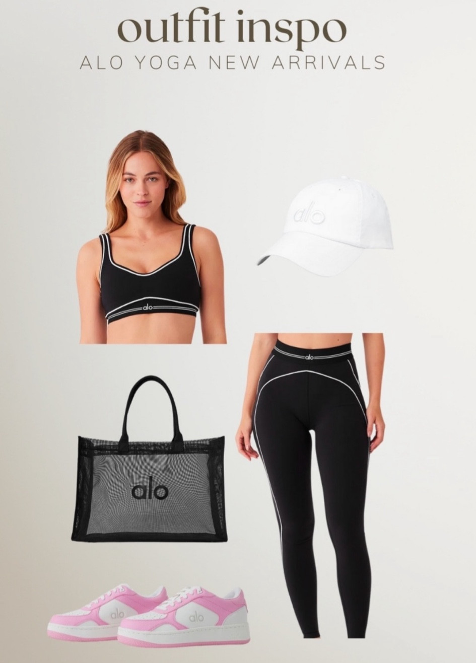 Alo’s new arrivals to workout in style! 
Black and white Knapp set! 

#LTKstyletip #LTKU #LTKfitness