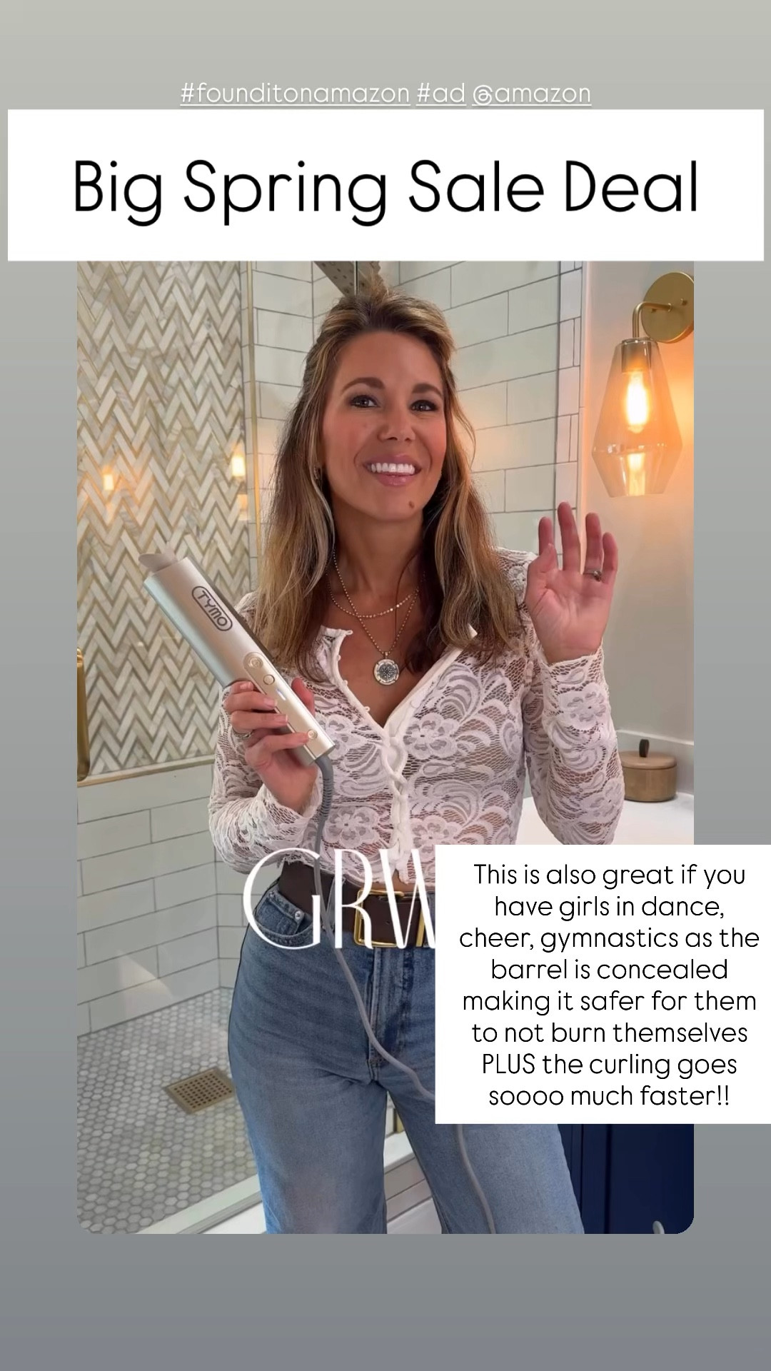 Amazon Big Spring Sale 

This automatic curling iron is amazing and curls hair so fast! Plus the barrel is concealed making it safer if your kiddos use it! 

#founditonamazon #ad @amazon

#LTKselfcare #LTKKids #LTKmorningroutine