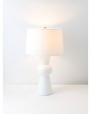 28in Ceramic Matte Finish Table Lamp | HomeGoods