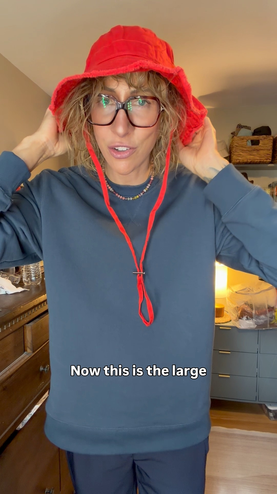 bucket hats are just summer beanies and i think that’s settled 🧢 i wear a beanie basically every day in the winter so when it gets warm this is the natural transition — no hair, no problem, same energy 👌 grabbed this red one from Gap, 100% cotton, raw unfinished hem, comes in small medium and medium large, i’m in the medium large it has toggles inside to adjust the fit and a lanyard so the wind doesn’t take it or strangle you — whichever comes first 😂 90s are trending, bucket hats are back, i’ll be in one all summer and i have more styles to share comment SHOP 👇 to get the link to shop this post are you a bucket hat person or do you need more convincing? 👇

#LTKTall #LTKPlusSize #LTKMidsize