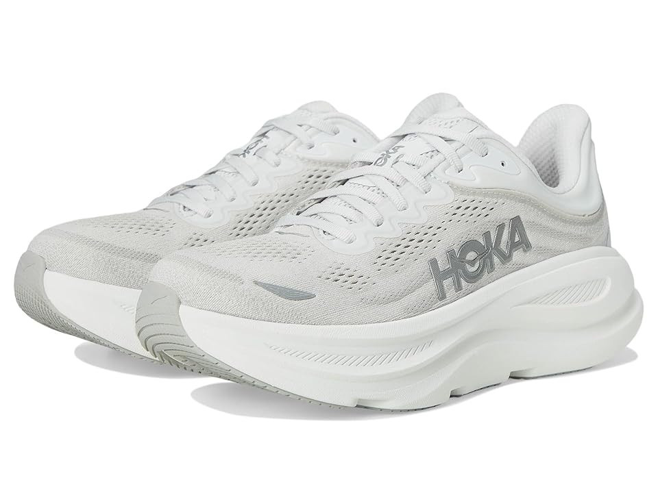 Hoka Bondi 9 Women's Shoes Stardust/Silver : 9 B - Medium, Manmade | Zappos