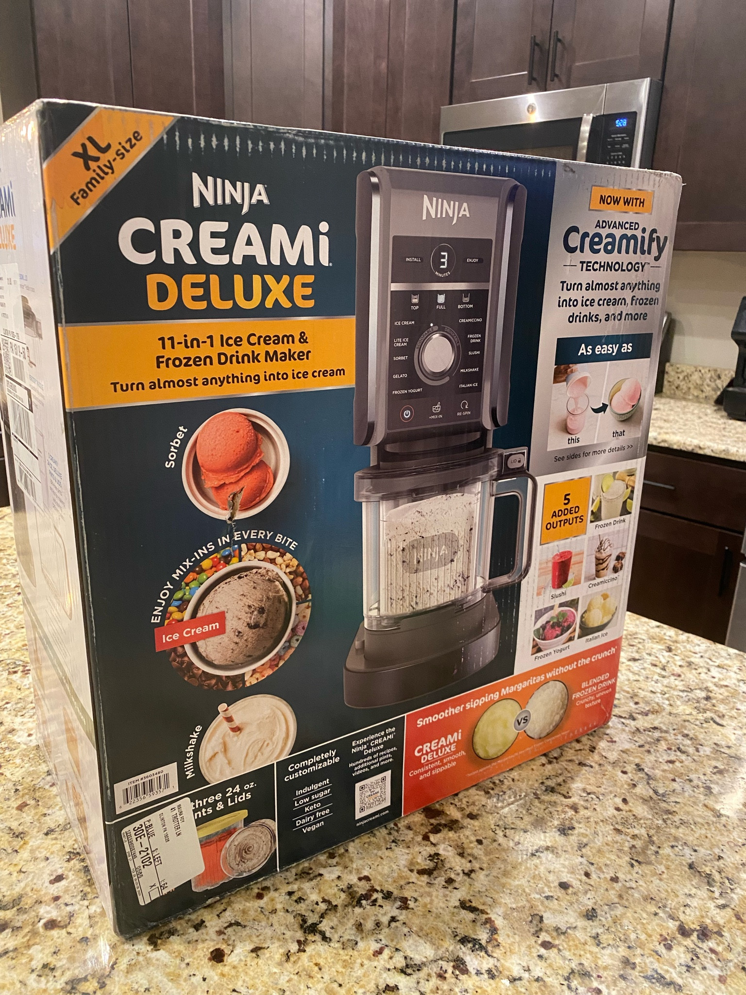 We jumped on the bandwagon and our Ninja creami was delivered today!! 

I have bananas freezing as I type this! I’m going to make a banana sorbet tomorrow 😋

#LTKfamily #LTKhome #LTKsalealert