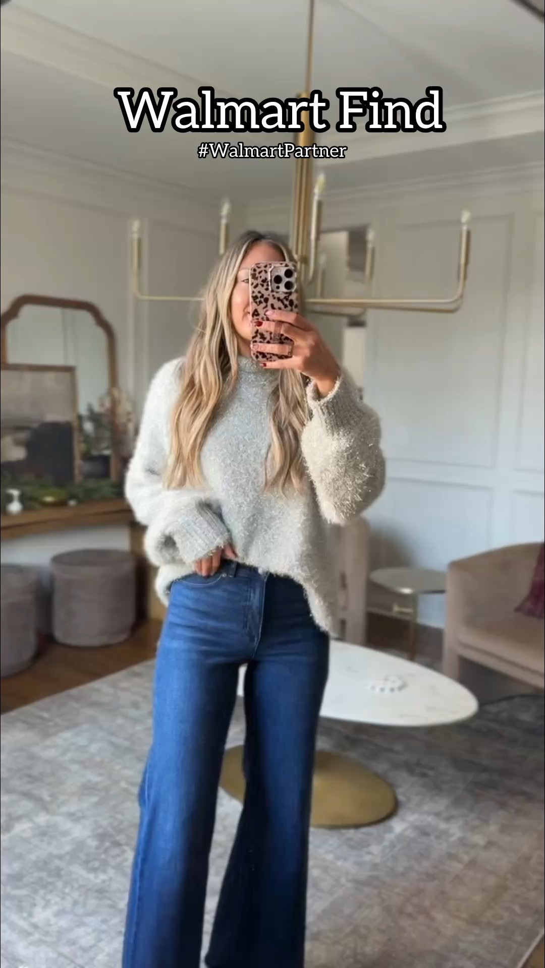 #Walmartpartner The GORGEOUS sweater is perfect for the Holidays! Wearing a size medium in the sweater and 4 in the jeans. 



#LTKHoliday #LTKGiftGuide #LTKootd