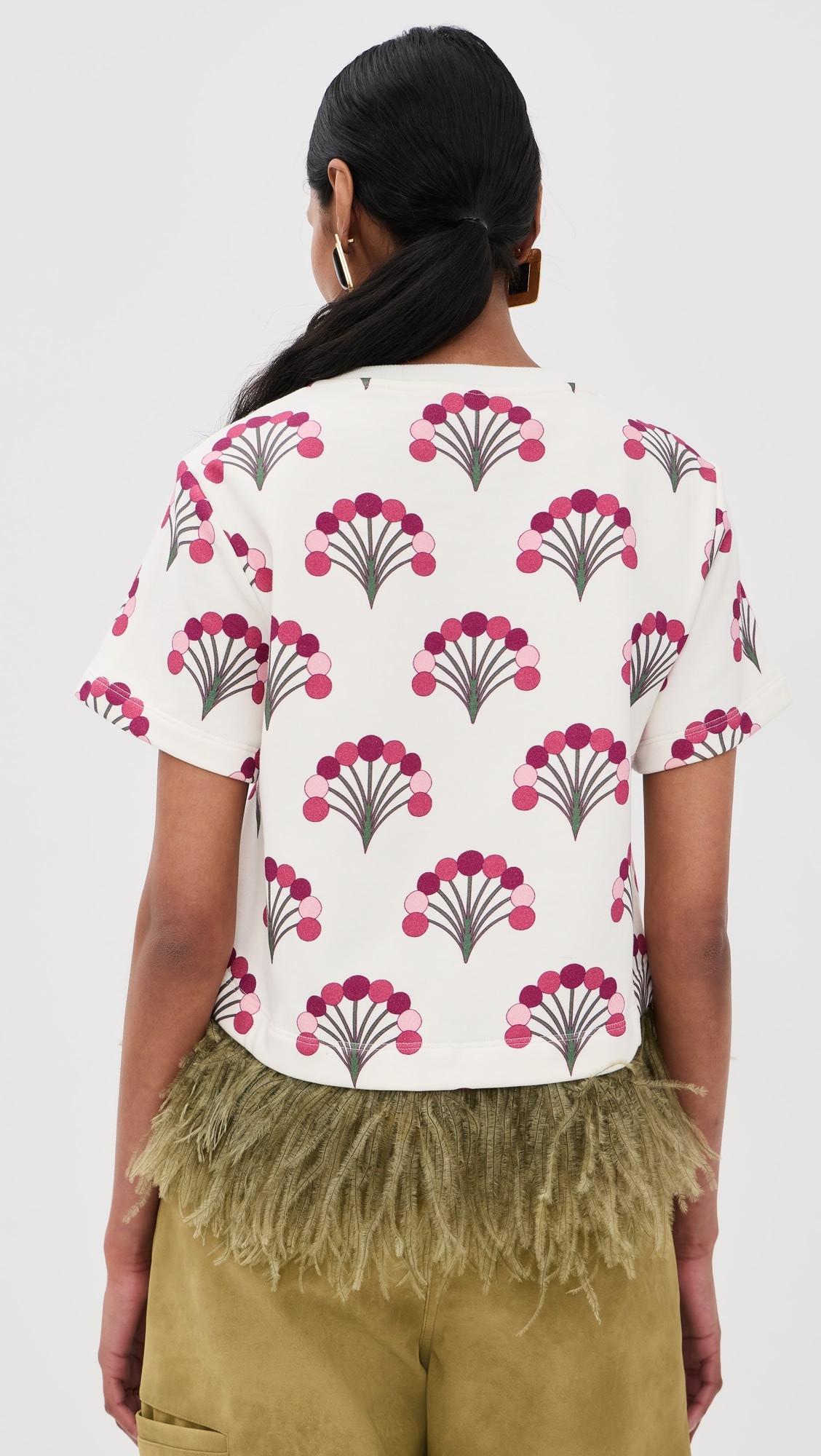 La Scala Tee with Feathers | Shopbop