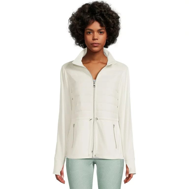 Avia Women's Mixed Media Jacket, Sizes XS-XXXL - Walmart.com | Walmart (US)