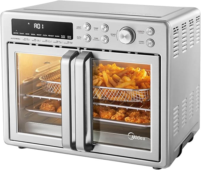 Midea Flexify Classic French Door Toaster Oven Air Fryer Combo, 26.4 QT | 10-in-1 Large Capacity,... | Amazon (US)
