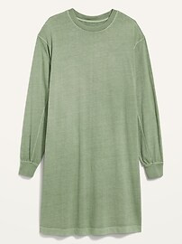 Long-Sleeve Vintage Mini T-Shirt Shift Dress for Women | Old Navy (US)