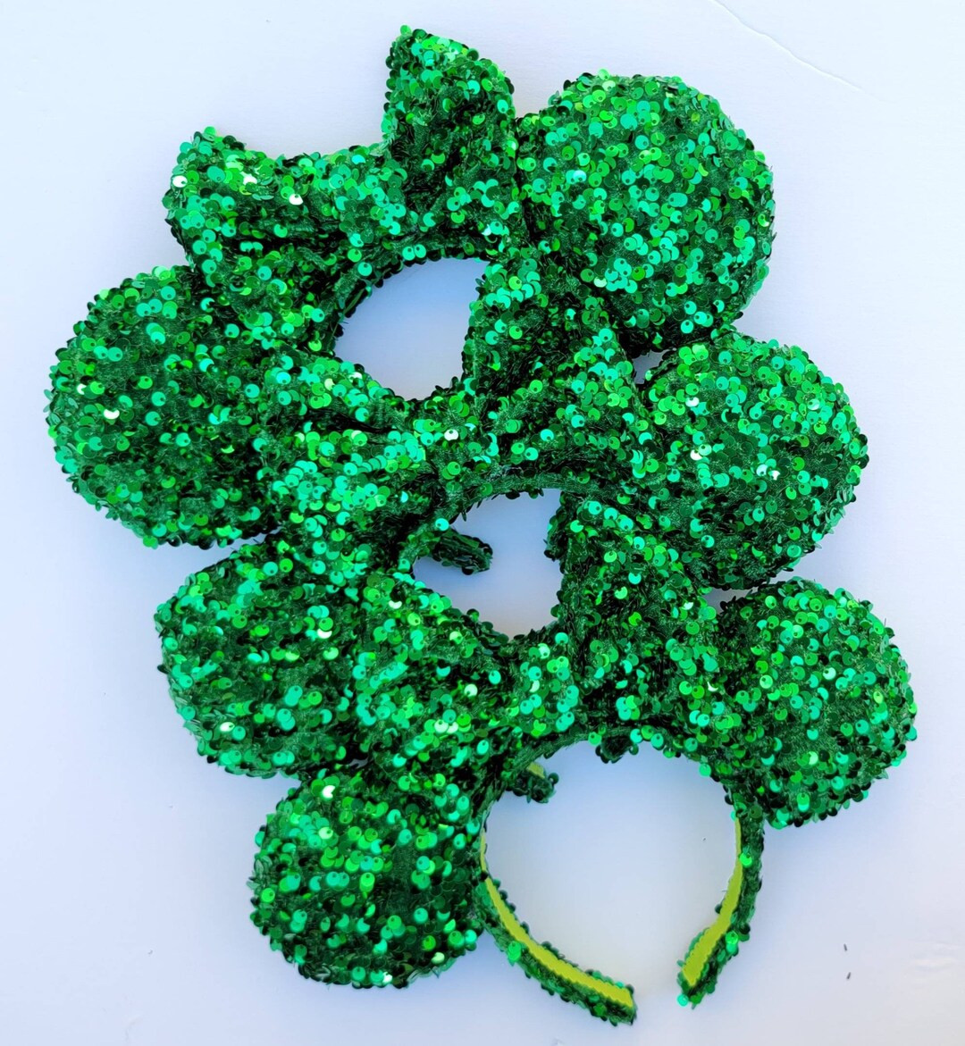 Green With Envy Minnie Ears  Sequin Ears  Minnie Ears  - Etsy | Etsy (US)