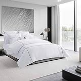 Vera Wang - Queen Comforter Set, Luxury Cotton Sateen Bedding with Matching Shams, Medium Weight ... | Amazon (US)