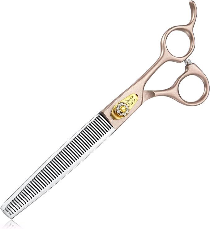 JASON 7.5" Dog Grooming Scissors - Professional Thinning Shear with 54 Teeth Japanese 440C Stainl... | Amazon (US)
