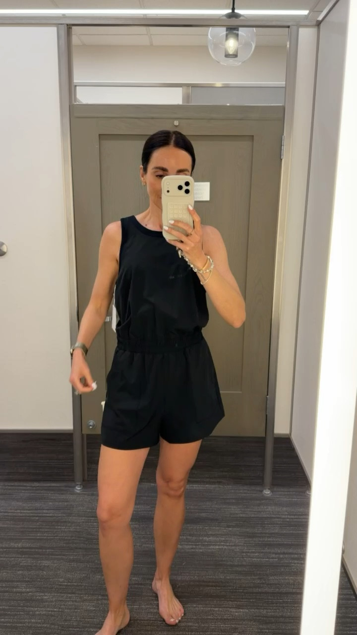 Athletic romper, size S, athleisure outfit, sporty chic, vacation style, summer outfit, anna monteiro, annabrstyle

#LTKOver40