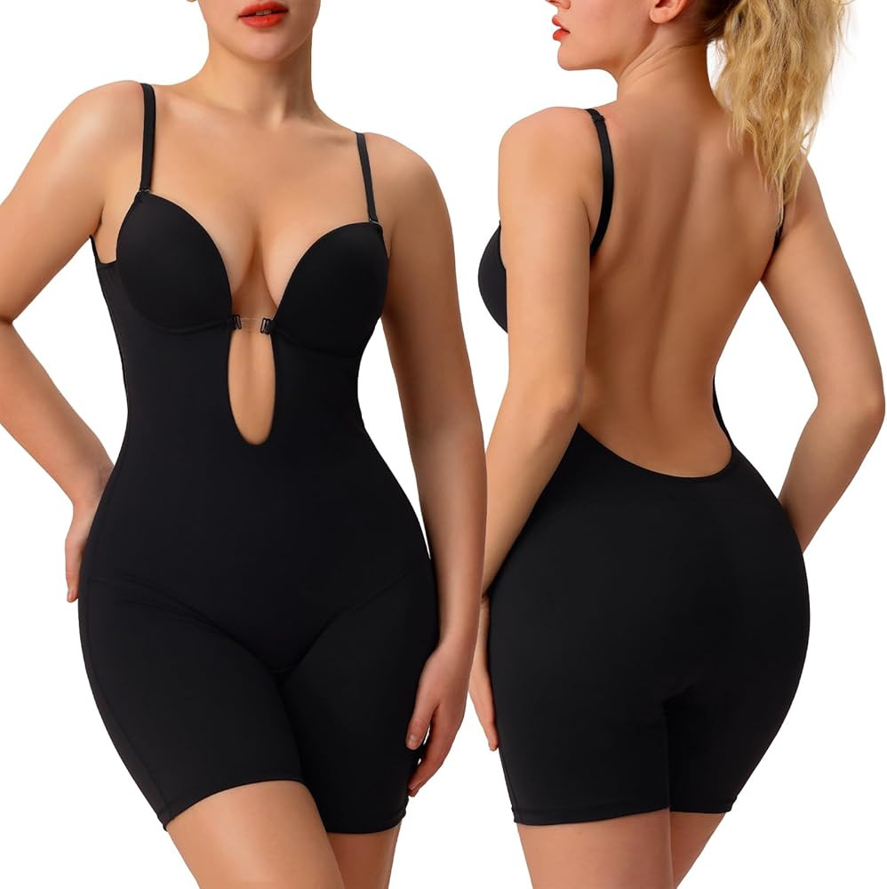 Slimers Backless Shapewear Strapless Bodysuit - Low Back Women Body Shaper : Slimming Built In Br... | Amazon (US)