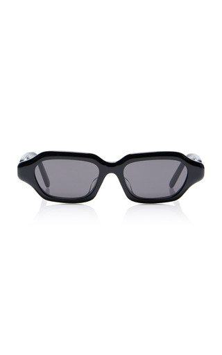 Slim Rectangle-Frame Acetate Sunglasses | Moda Operandi (Global)