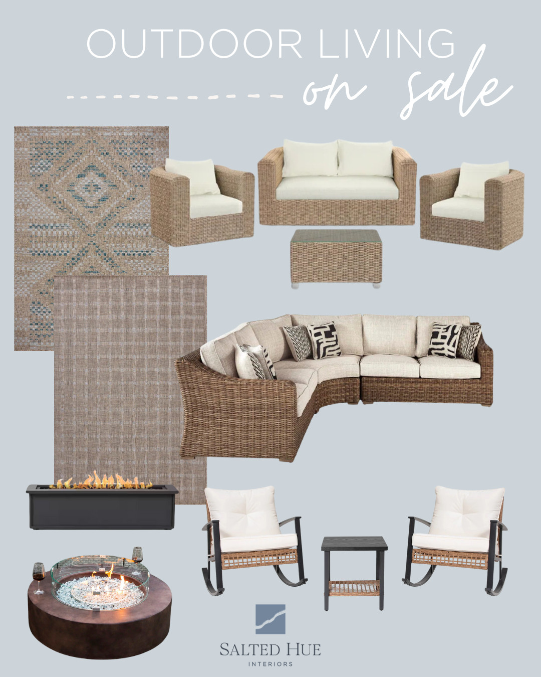 Show of hands if you are excited for patio season!  We are taking advantage of the first days of spring with some BIG savings in the outdoor furniture department.  From outdoor rugs, seating, and fire tables, we round up a few of our top picks with the biggest savings. 

 

 #LTKHome #LTKSaleAlert #LTKFamily