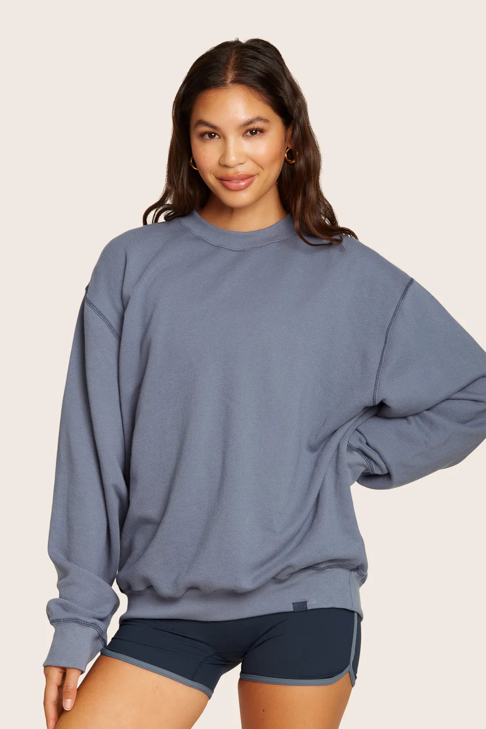 LIGHTWEIGHT SWEATS CLASSIC CREWNECK - HARBOR | SET Active