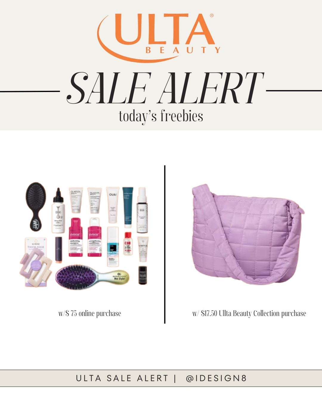 Ulta Beauty Sale: Today’s Freebies

#ultabeauty

#LTKSaleAlert #LTKBeauty