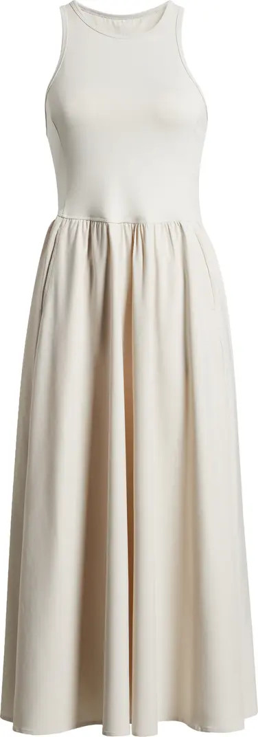 Zella Effortless Hybrid Racerback Midi Dress | Nordstrom | Nordstrom