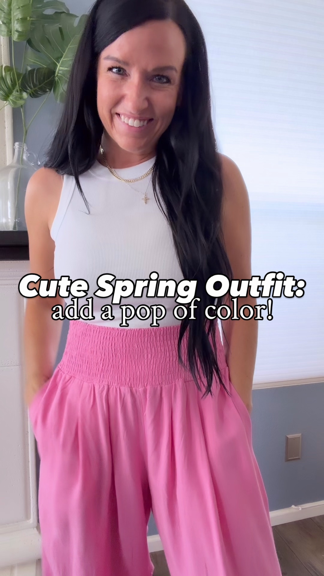 Breathe spring into your wardrobe with this green + pink combo! ☀️



Feel spring and summer-ready with these lightweight pants and this bold fringe tote — perfect for someone on the go, taking along on a trip, or a for day where you want to carry anything and everything! Turn heads for sure🩷 (Pants and tank fit TTS, I’m in a S.)


@consuelastyle #consuelabag #summeroutfitinspo #vacationoutfit @amazonfashion #amazonfashionfinds summer ootd, mom ootd, spring outfit, easy summer outfit, fringe tote bag, everyday tote

#LTKSeasonal #LTKOver40