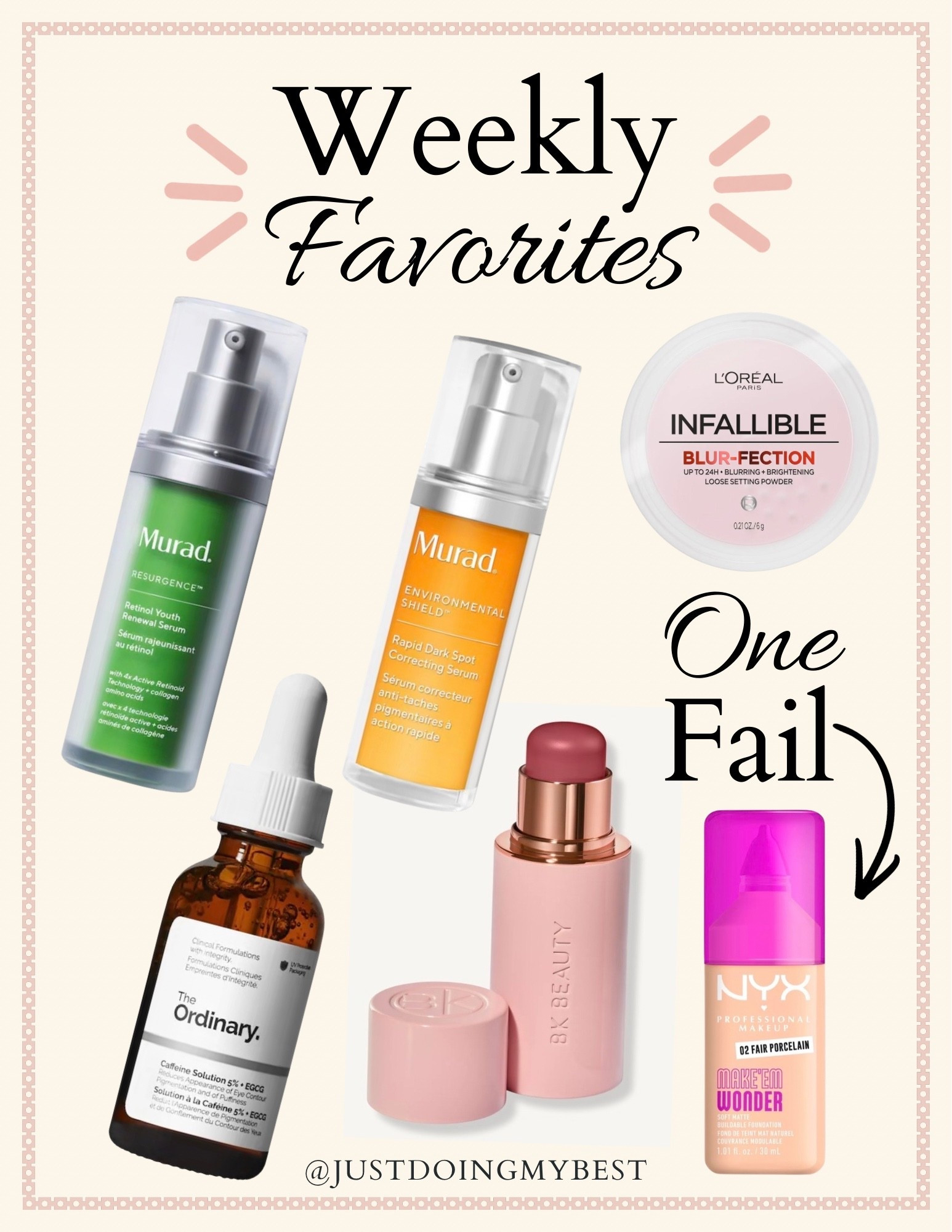 Mature Beauty Favorites and a Fail for the first week of October.

#LTKBeauty #LTKOver40
