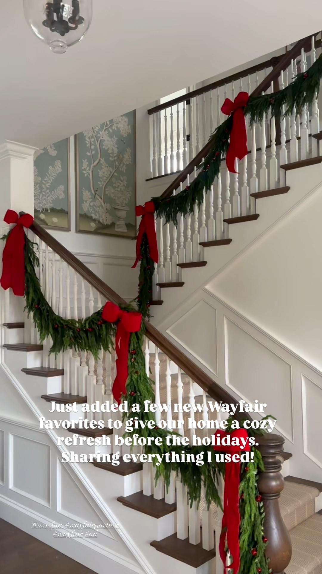 Sprinkling a little holiday magic in from @wayfair - love these timeless, festive touches!

@wayfair #wayfairpartner #wayfair #ad