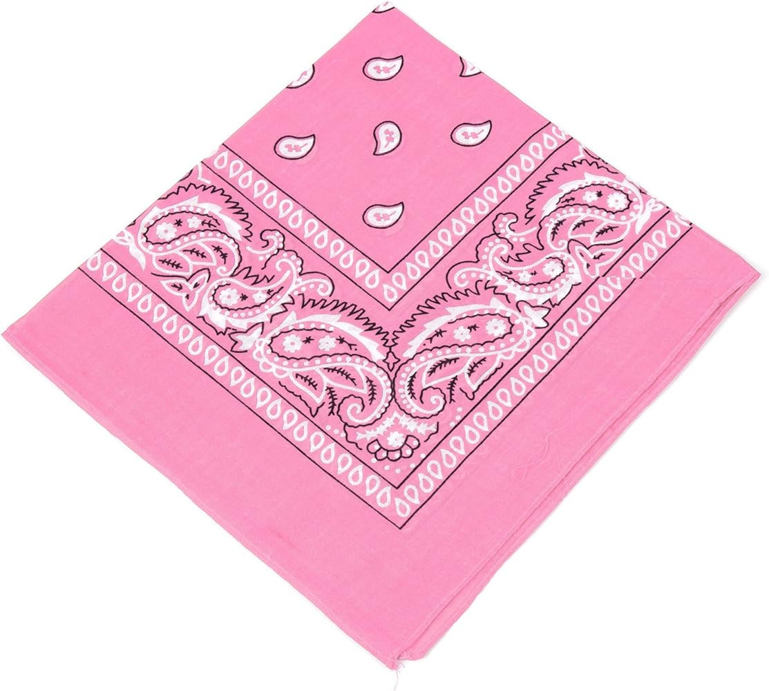 1s, 6s, 9s or 12 Pack Cowboy Bandanas Bandana with Original Paisley Pattern | Amazon (US)