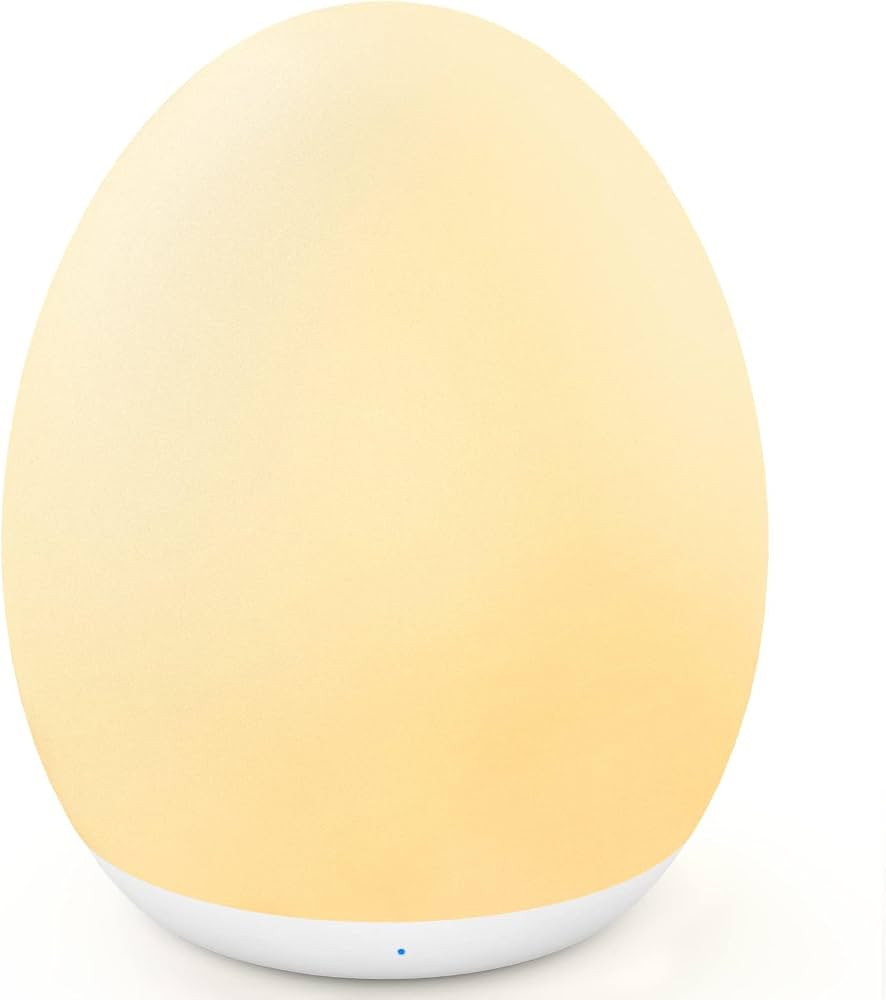 MediAcous Night Light for Kids, Egg Light for Nursery, 7 Colors Changing & Stepless Dimming, Soft... | Amazon (US)
