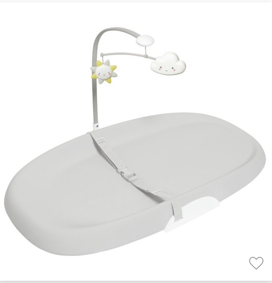Wipe clean changing table, easy to transport too!

#LTKfindsunder100 #LTKbaby