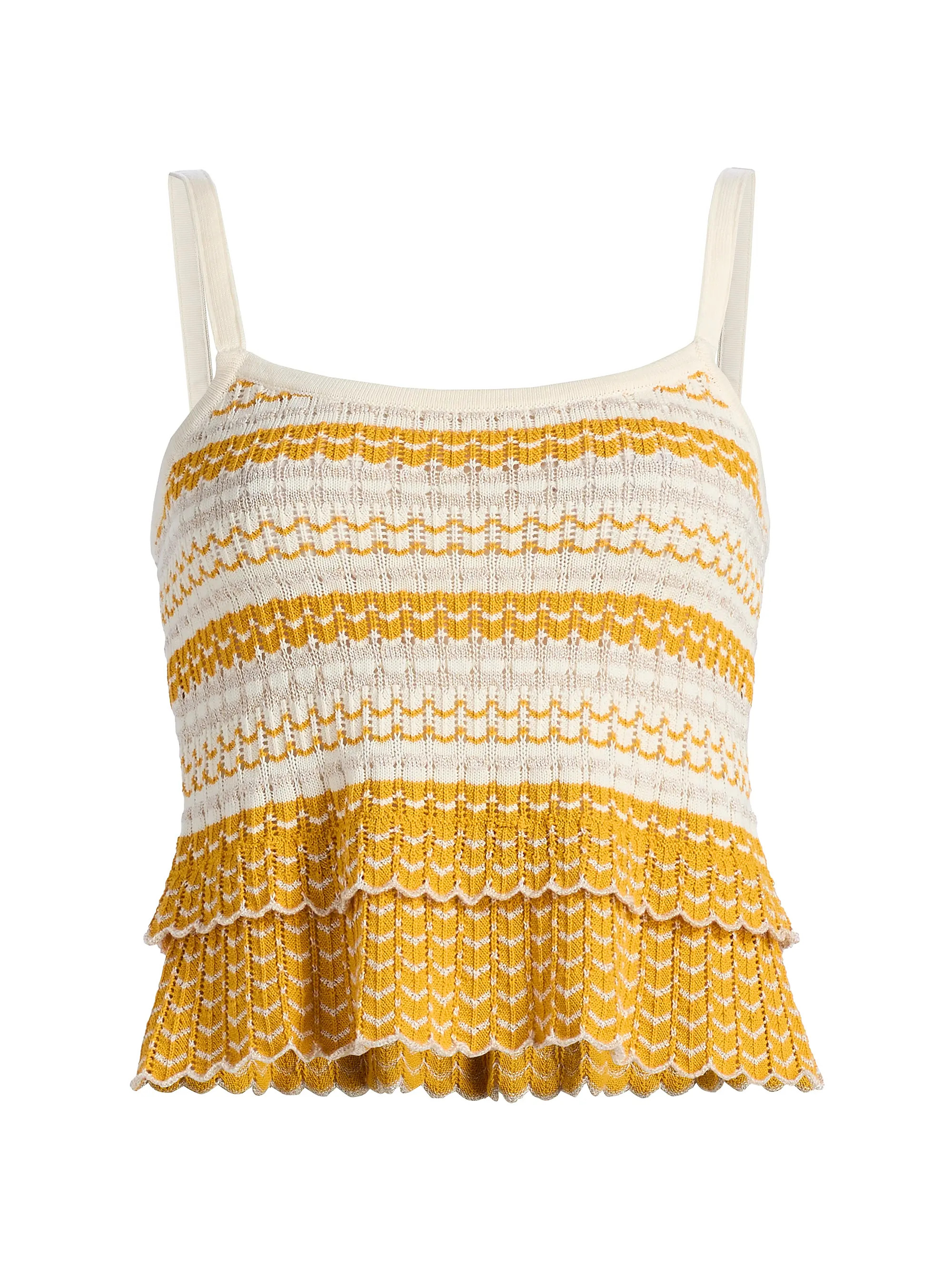 Ramy Brook Alina Tiered Crochet Top | Saks Fifth Avenue | Saks Fifth Avenue