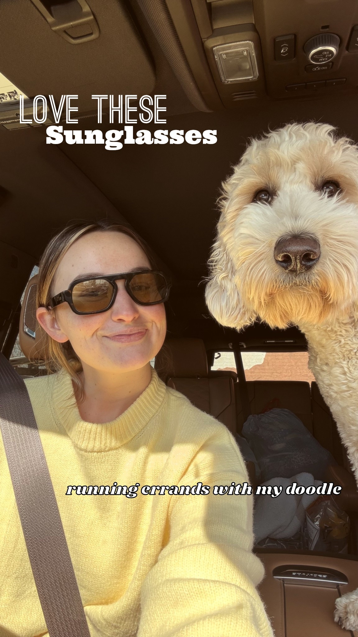 Almost spring time means almost time for a new pair of sunnies! Anthropologie has so many options, but I literally love the look of these! #sunglasses #anthropologie #goldendoodle #newsunglasses #trendingsunglasses 

#LTKselfcare #LTKootd #LTKmomlife