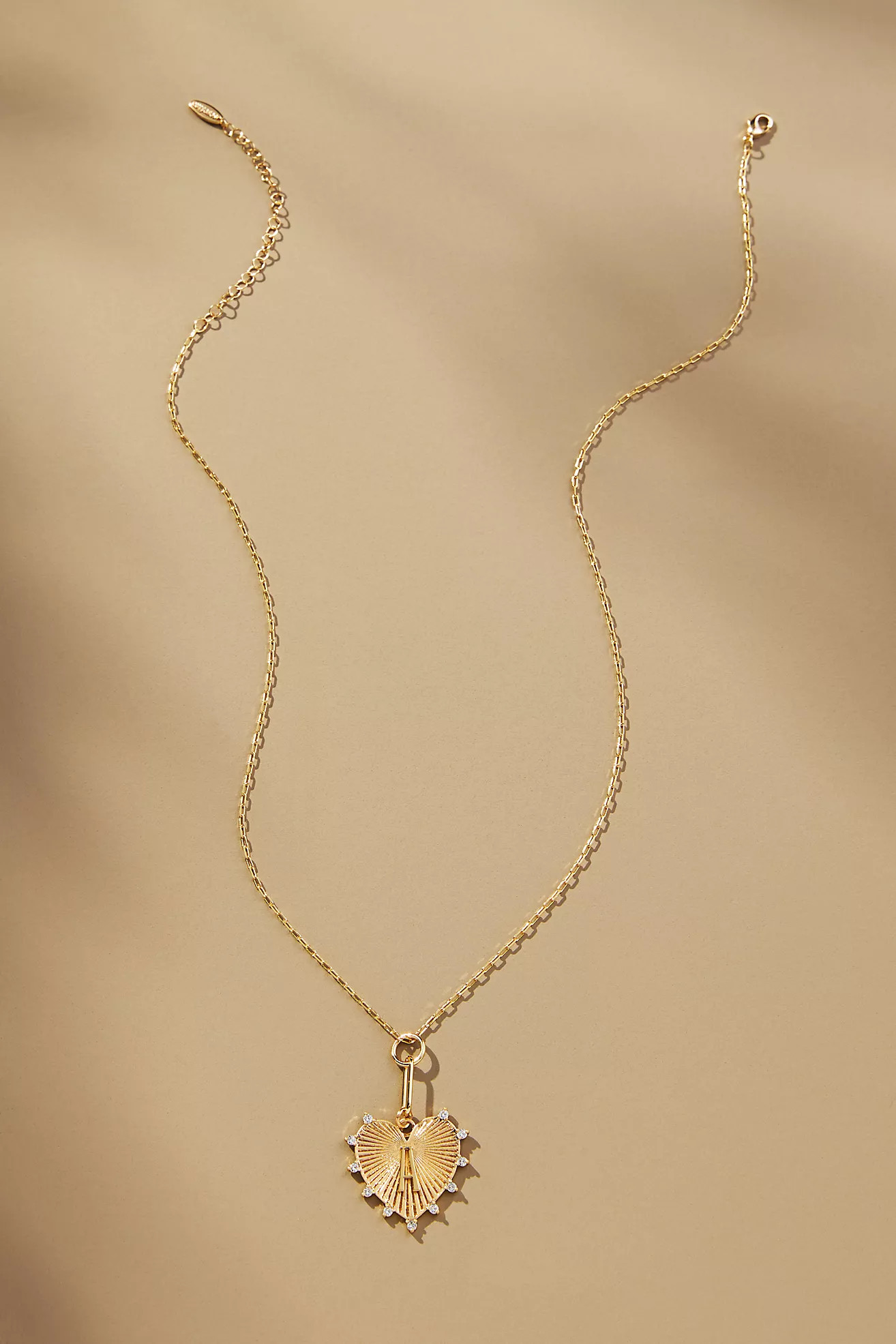 Monogram Heart Pendant Necklace | Anthropologie (US)