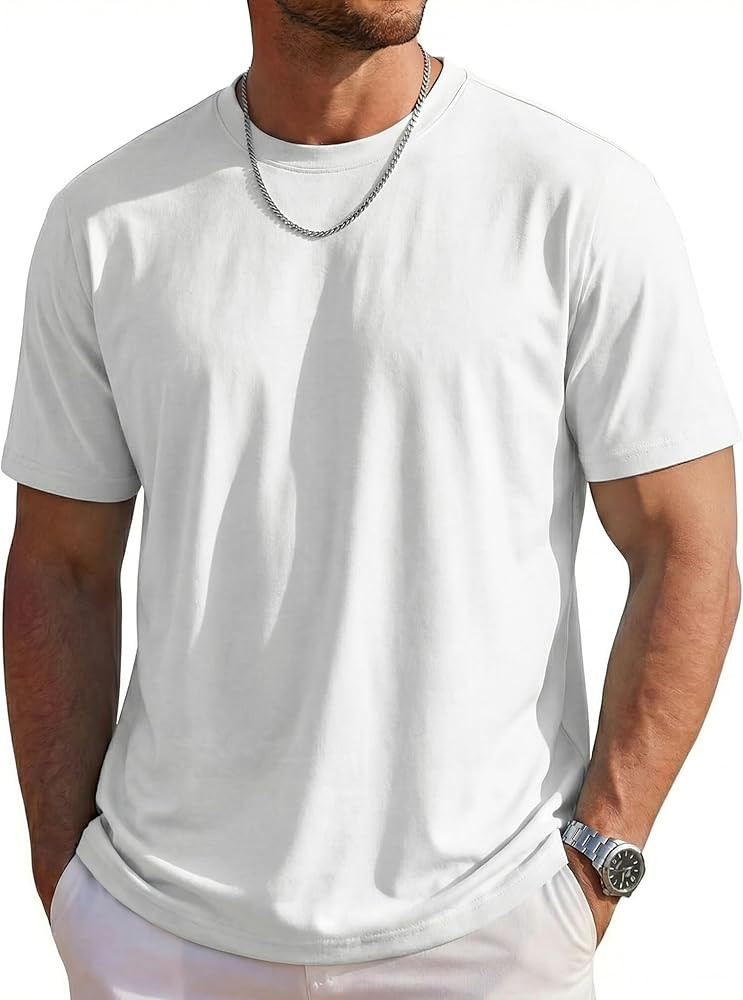 MAGCOMSEN Mens T-Shirts Short Sleeve UPF 80+ Sun Protection Lightweight Moisture Wicking Casual C... | Amazon (US)
