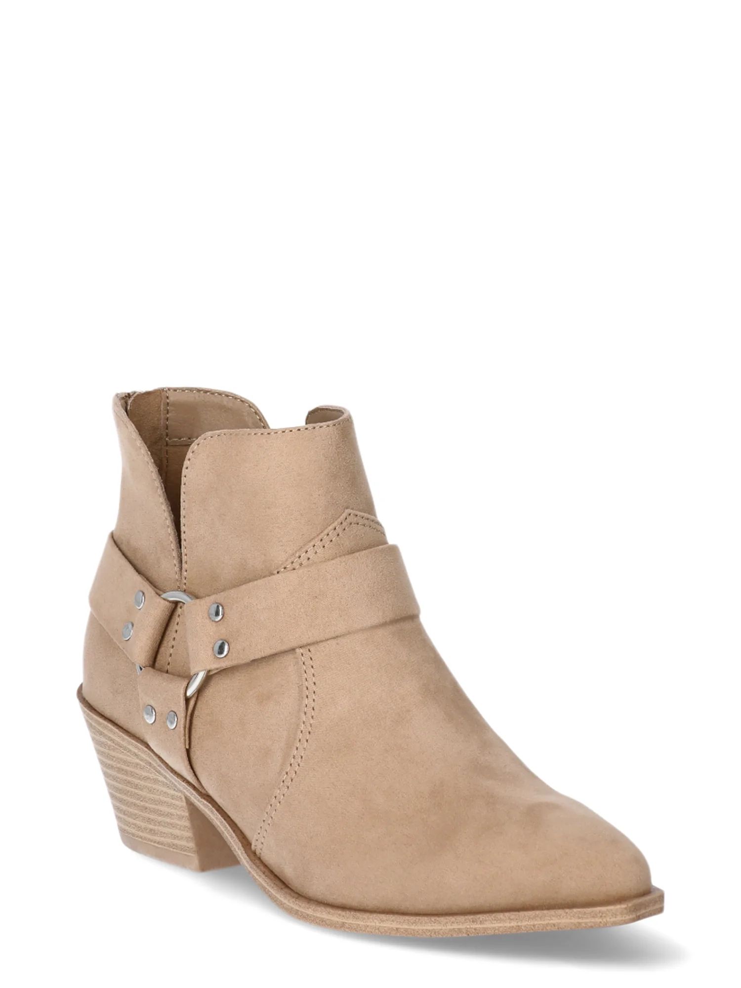 Time and Tru Women's Harness Ankle Boots, Sizes 6-11 | Walmart (US)