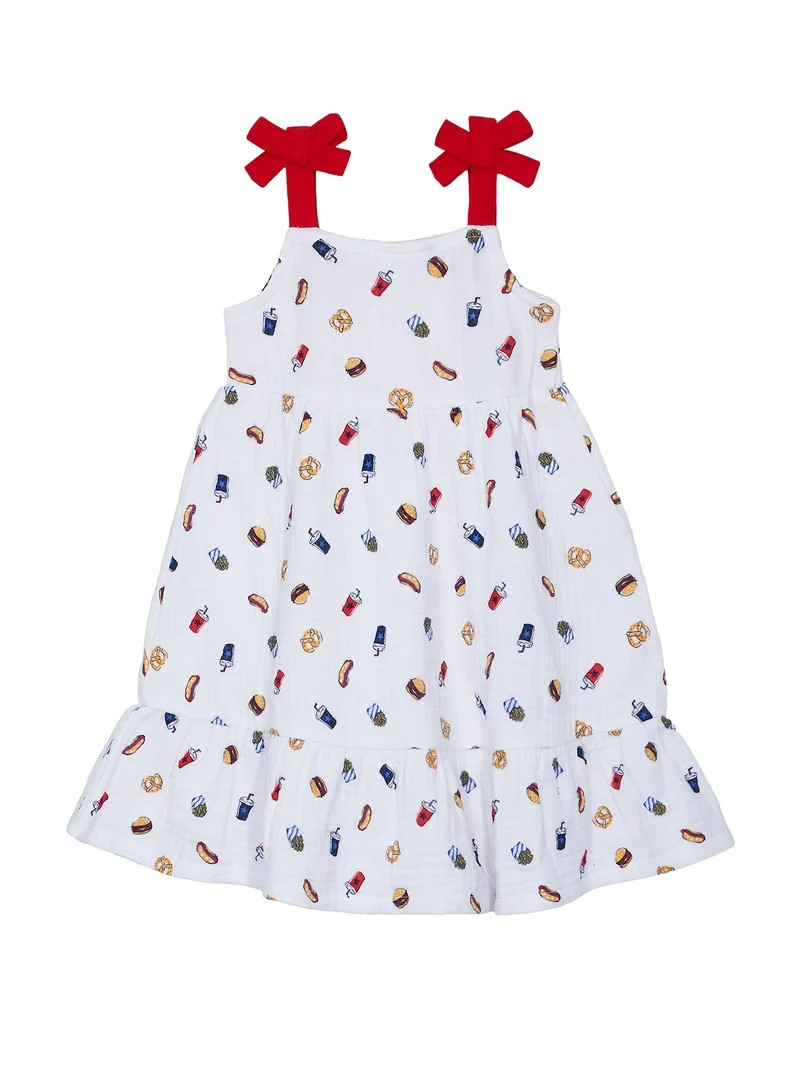 Way to Celebrate Toddler Girls Americana Dress, Sizes 12M-5T | Walmart (US)