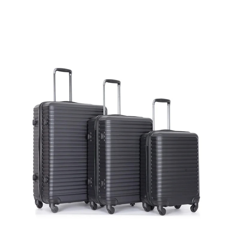Travelhouse 3 Piece Luggage Set Hardshell Lightweight Suitcase with TSA Lock Spinner Wheels 20in2... | Walmart (US)