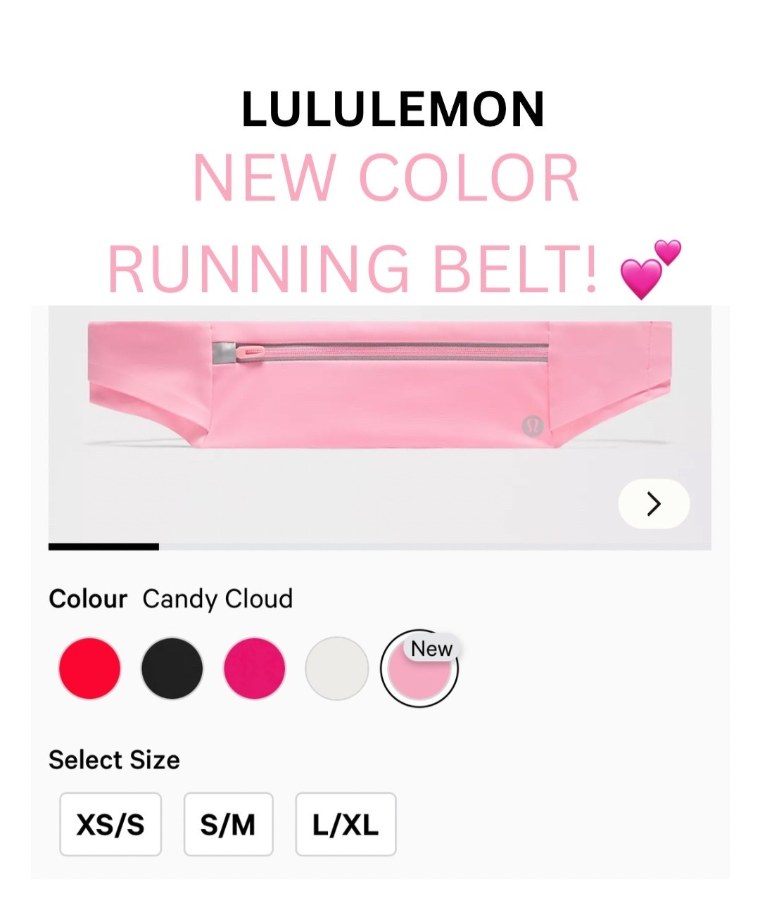 New lululemon running belt in candy cloud! So pretty and perfect for springtime! 💕 


#LTKSpringSale #LTKfitnessgoals #LTKActive