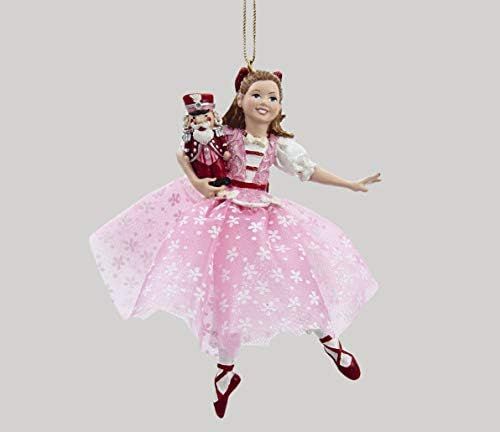 Kurt Adler Dancing Clara Christmas Ornament,Pink | Amazon (US)